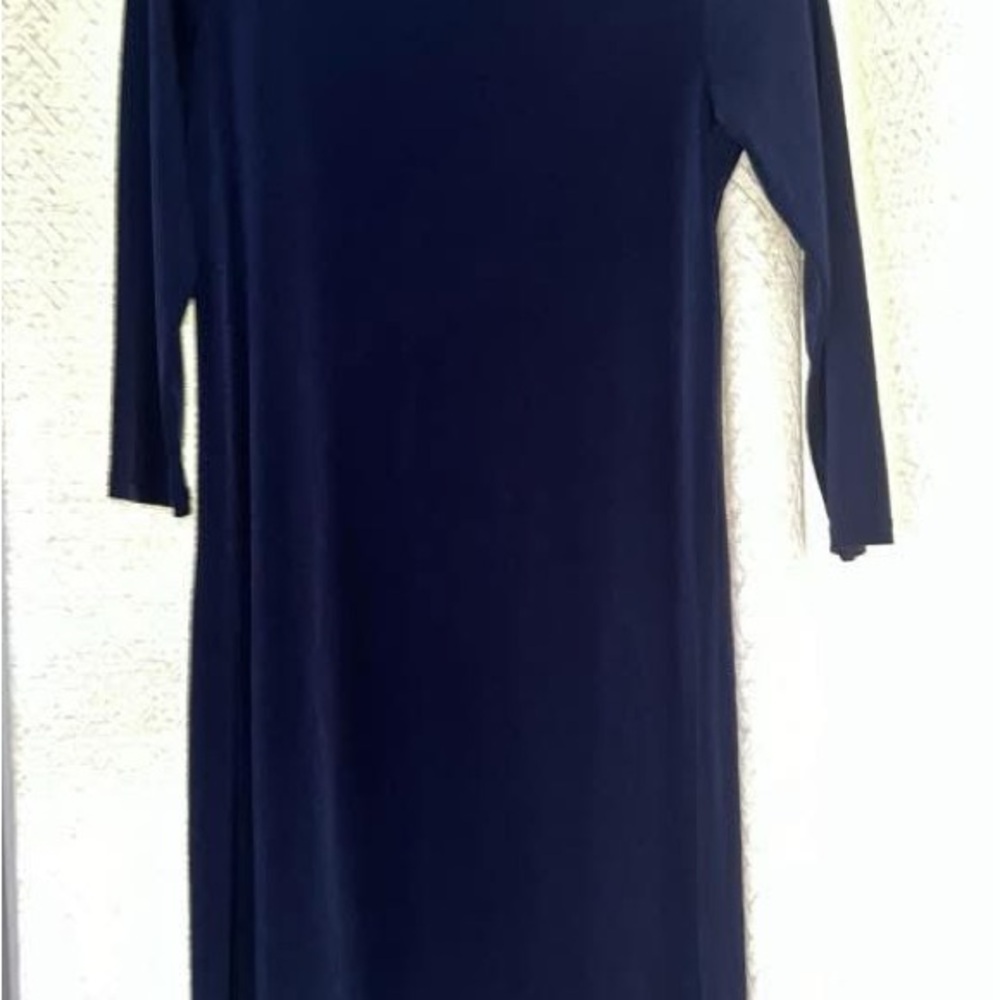 Michael Kors Elegant Navy Blue Dress